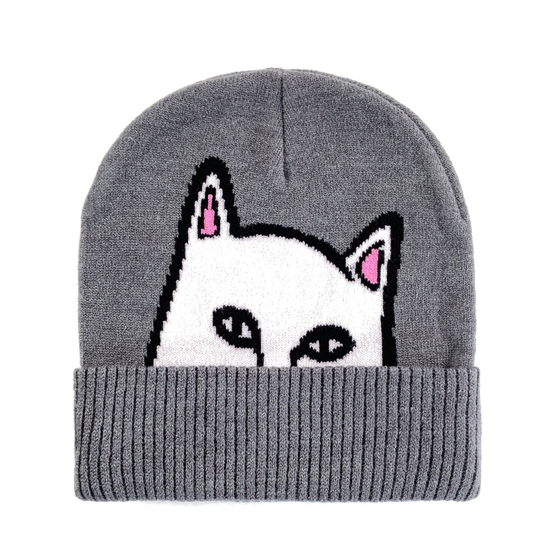 RIPNDIP – Peeking Nermal Beanie – Grey