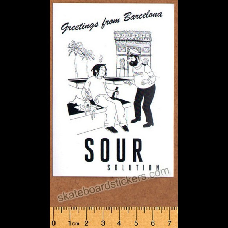 Sour Solution Skateboards Skateboard Sticker