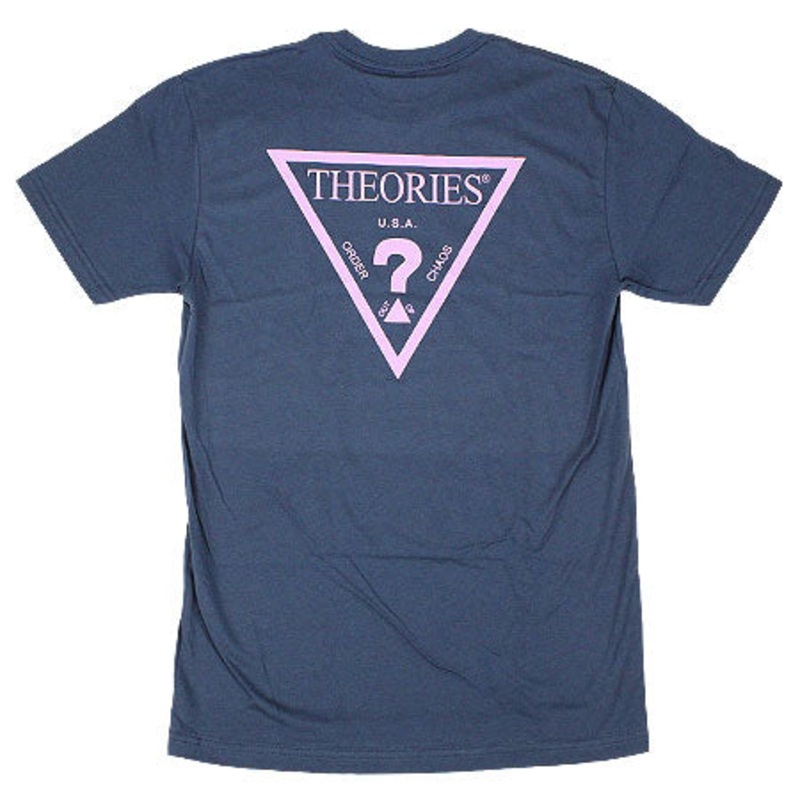 Theories Mysterian T Shirt Indigo/ Lavender Medium
