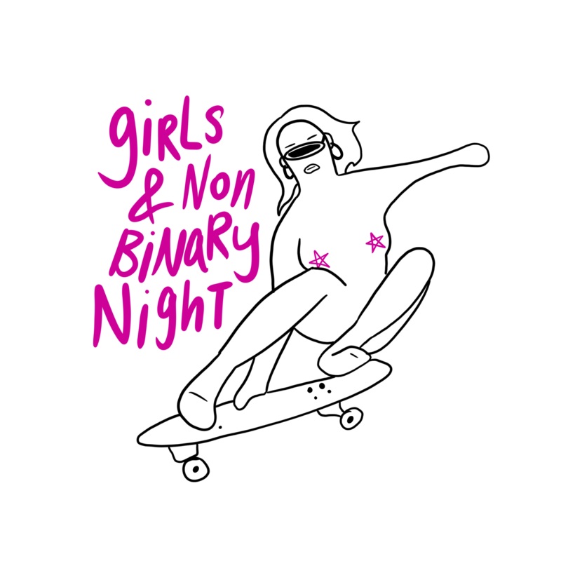 Thursdays 19:30 – 22:00 – Girls & Non Binary Night