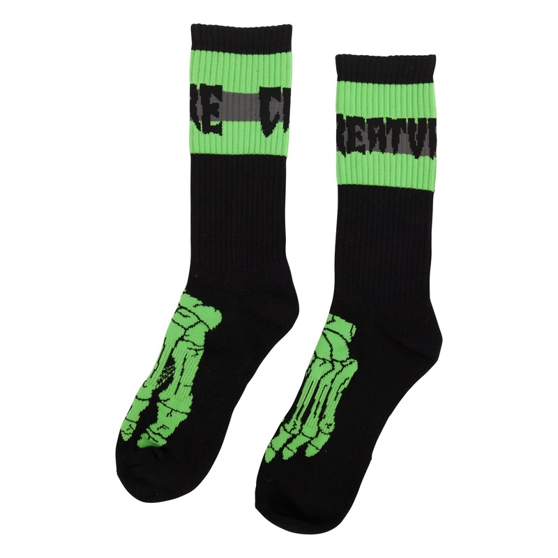 Trench Foot Mens Creature Socks X2 Pairs Black 9-11 2 Pairs