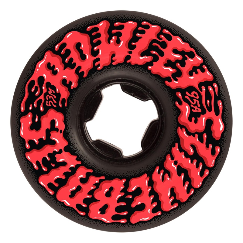 53mm Geoff Rowley Vomit Mini Black  95a Slime Balls Skateboard Wheels Black 53mm