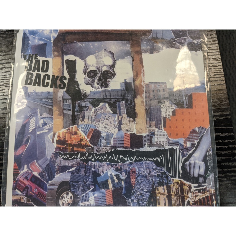 Bad Backs  Tombstone Town Purple Color Vinyl 7″ Record