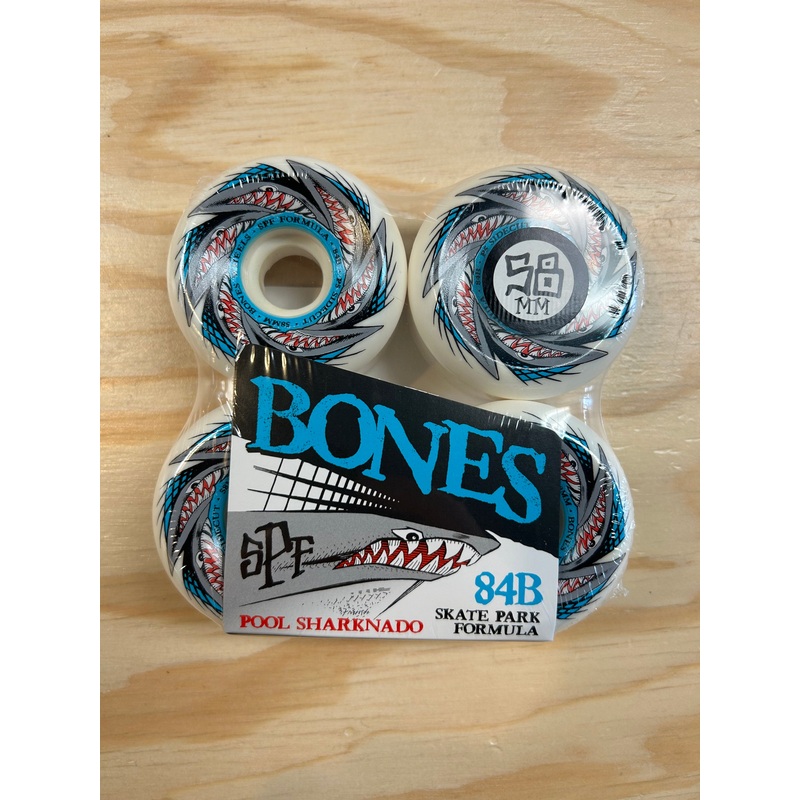 BONES POOL SHARKNADO 58MM P5 SIDECUT SKATEPARK FORMULA 84B