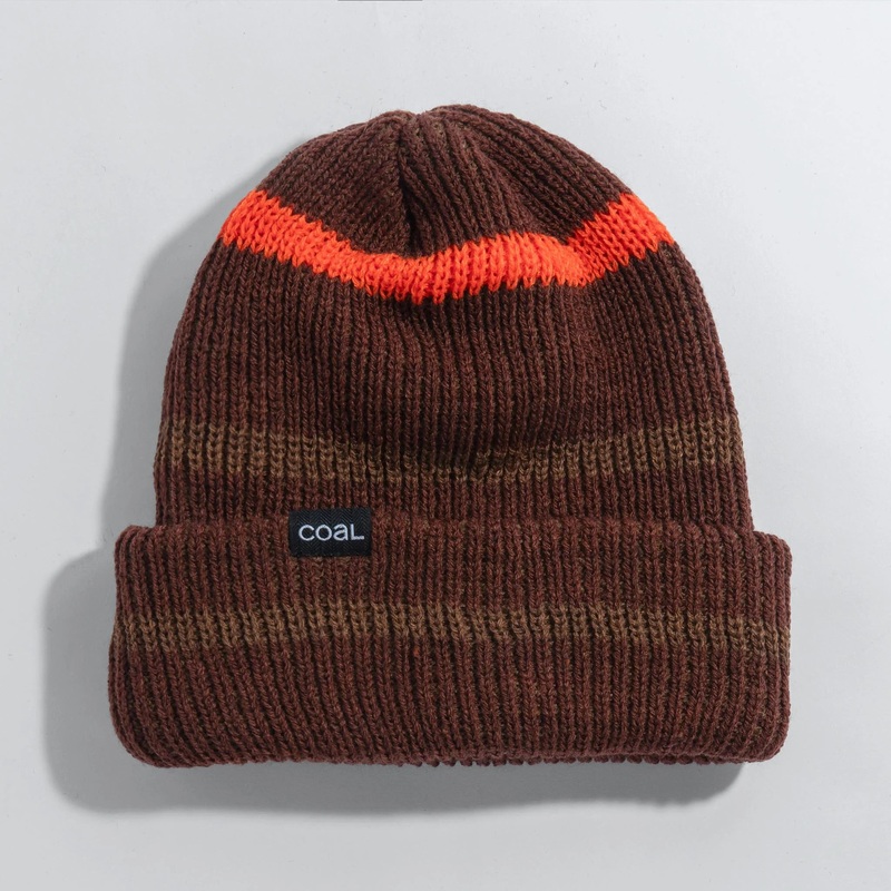 Coal Vista Beanie Brown/Orange