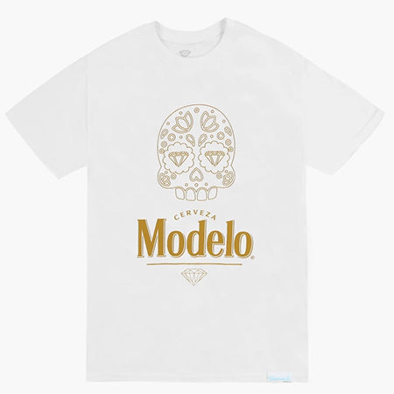 Diamond Diamond x Modelo Sktech T Shirt White Medium