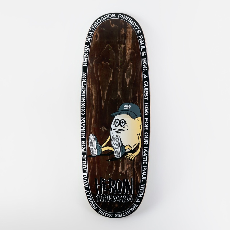 Heroin 10.4″ Pauls Egg Deck – Brown Stain 10.4″