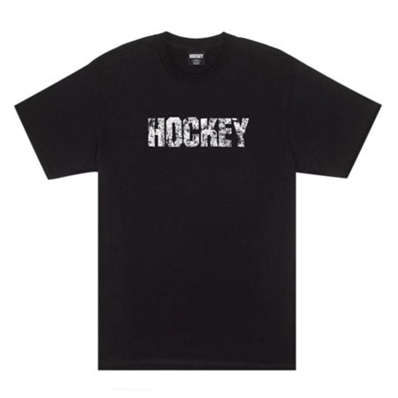 Hockey Carve T Shirt Black Large
