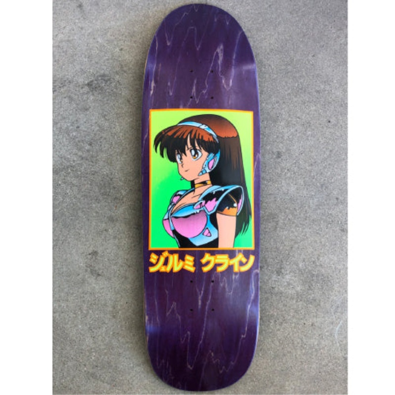 Hook-Ups Jeremy Klein Dream Girl Shaped Skateboard Deck Purple Veneer 9.75″ 9.75″