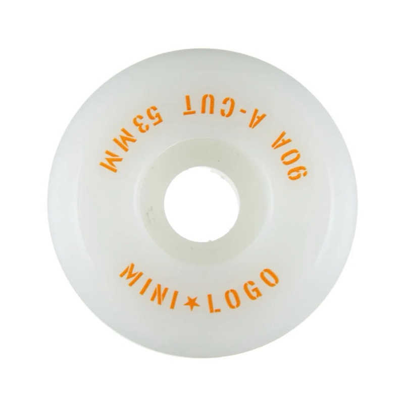 Mini Logo 53mm A-Cut Hybrid 90a Skateboard Wheels 53mm Duro 90a Conical/Sidecut