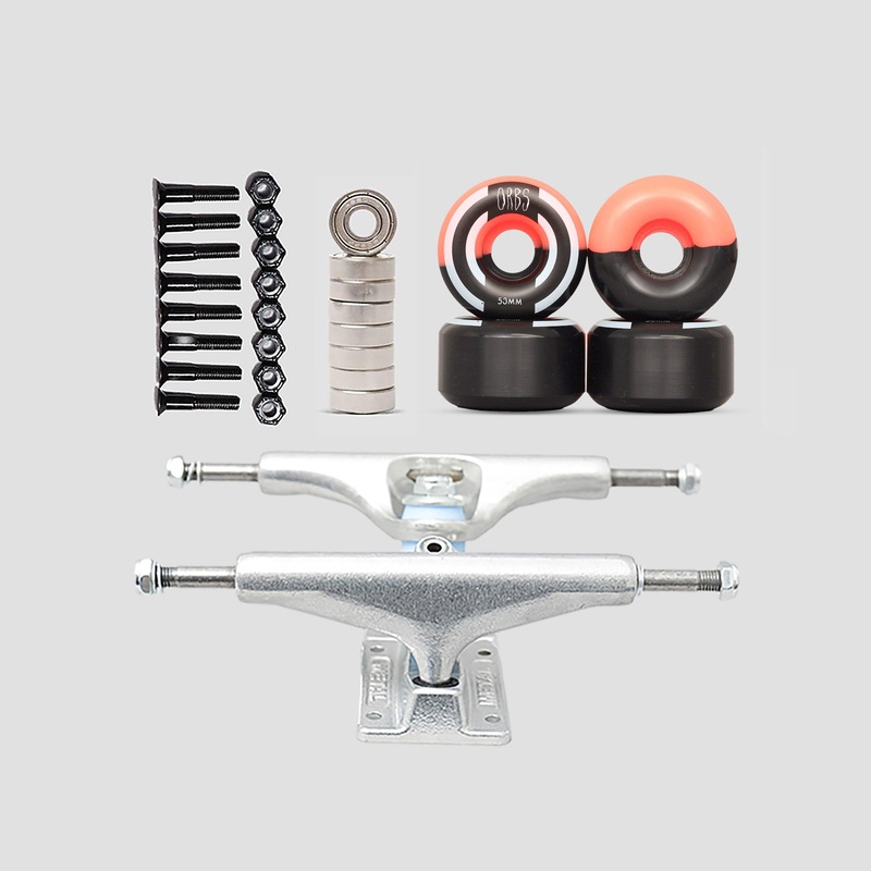 Orbs Splits Coral / Black 53mm Undercarriage Kit 5.25″ (7.75″- 8.25″)