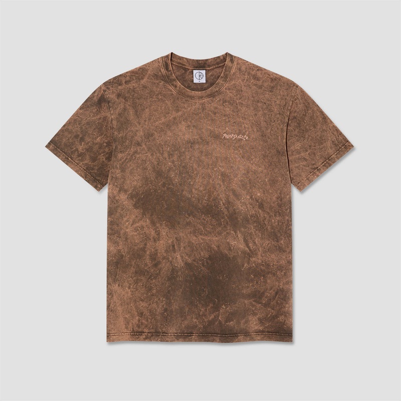Polar Acid Surf Logo T-Shirt Brown X-Small