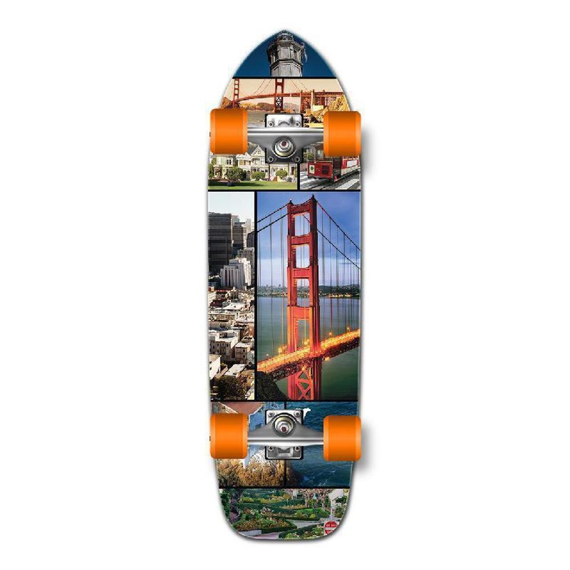 Punked Old School Longboard Complete – San Francisco Complete
