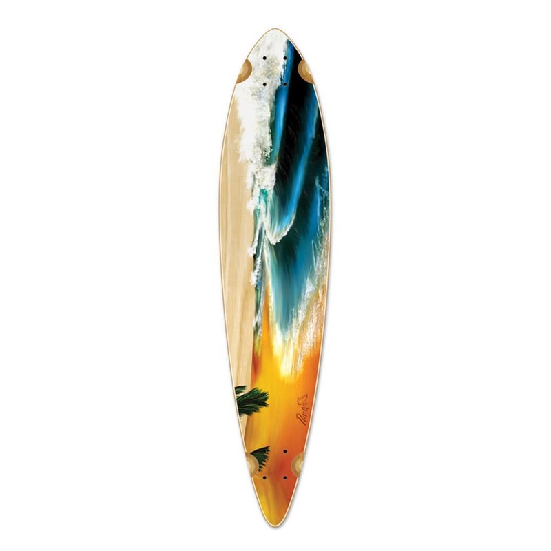 Punked Pintail Beach Longboard Deck Deck