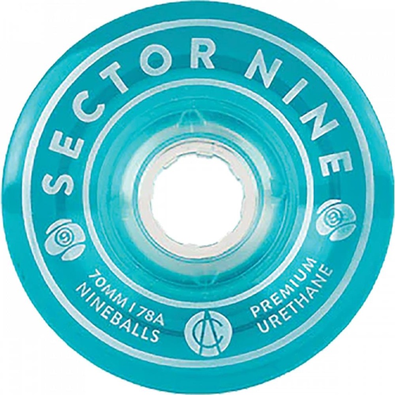 Sector 9 Nineballs 70mm 78A Clear Blue Longboard Wheels