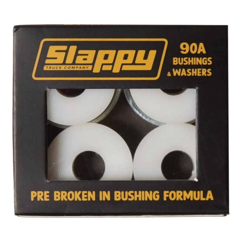 SLAPPY STANDARD BUSHINGS/WASHERS SET 90A WHITE 2pr 90a