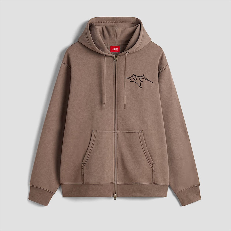 Vans Skate V Thorn Zip Hood Walnut Small