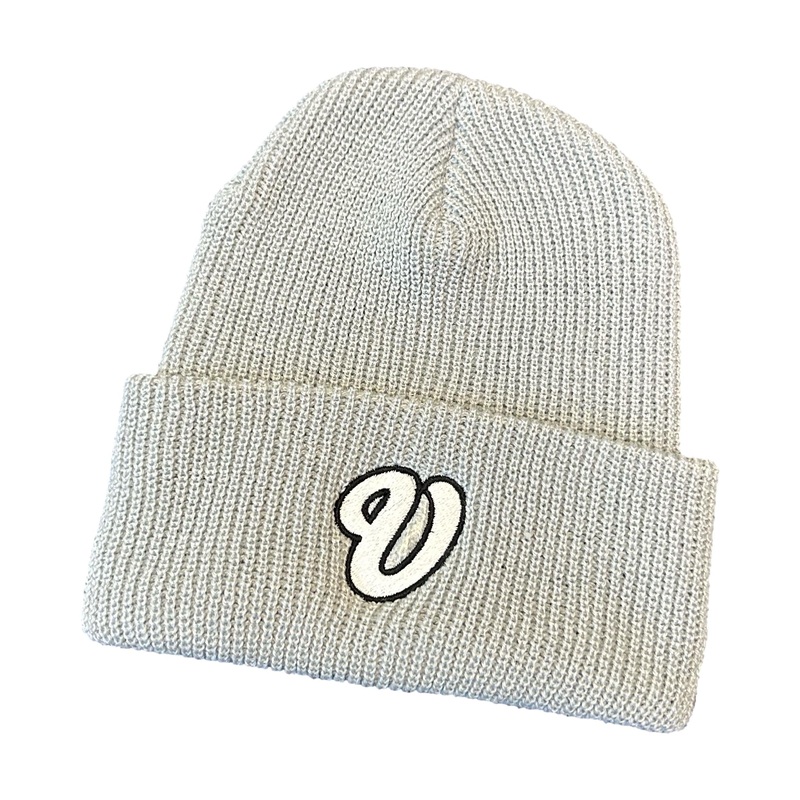 Venue Cursive V Beanie Cadet Blue