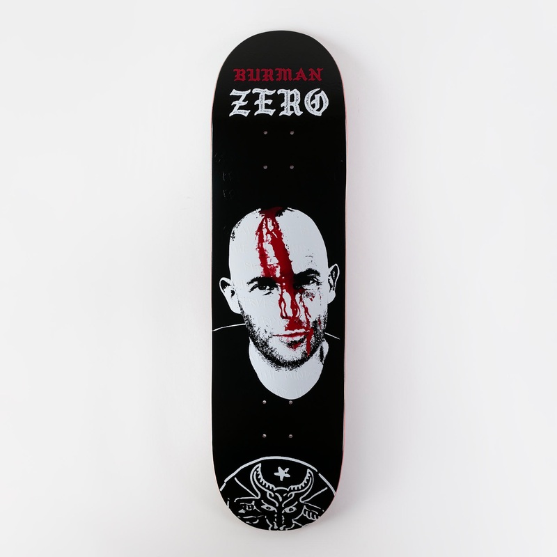 Zero 8.5″ Headwound Dane Burman Deck – Black 8.5″