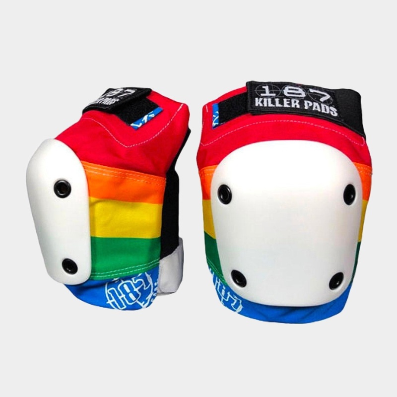 187 Killer Pads Slim Knee Pads – Rainbow Adult S