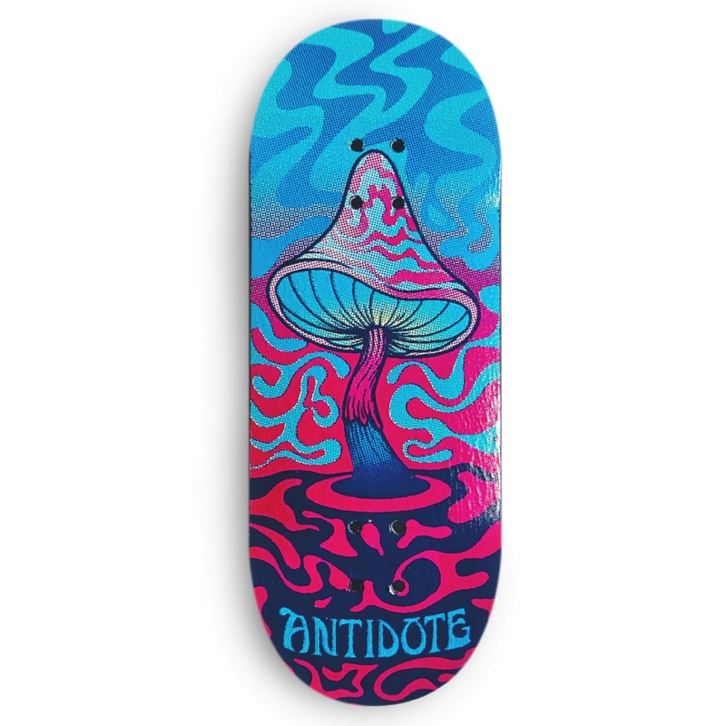Antidote Flobbes Magic Mushroom Fingerboard Deck 34mm Regular Dose (Medium High)