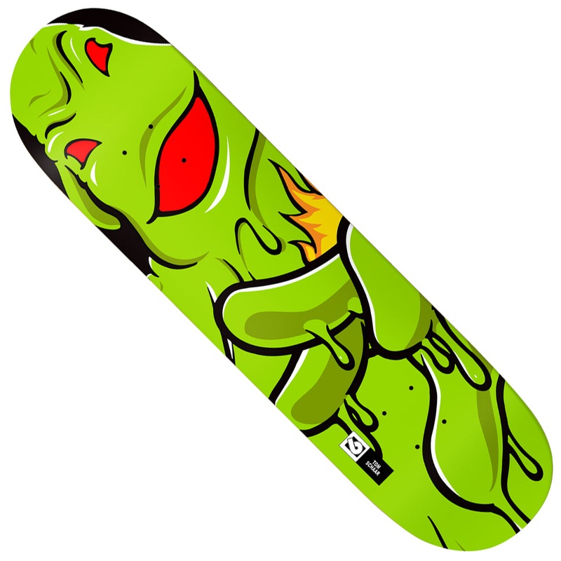 Birdhouse Tom Schaar Coop Guy XL Deck Green 8.38 x 32 WB:14.25