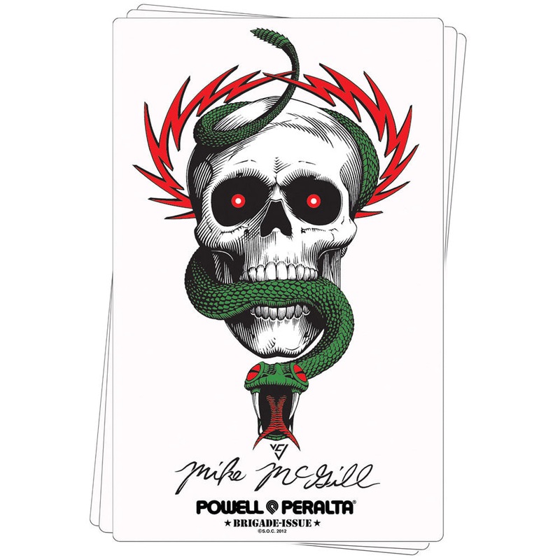Bones Brigade McGill Skull & Snake Sticker
