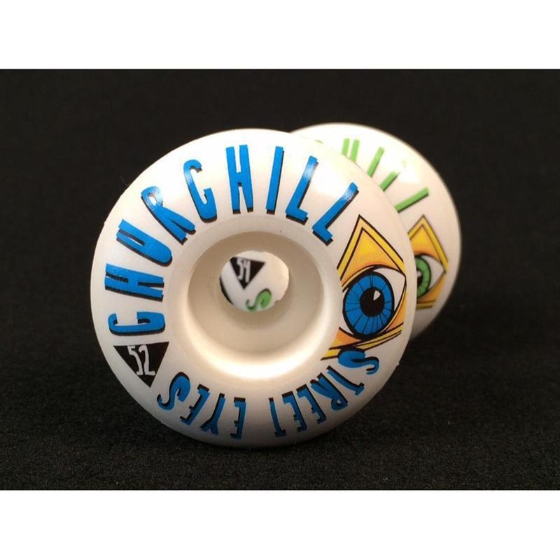 Churchill MFG Wheels Street Eyes Longboard Skateboard Set 52mm