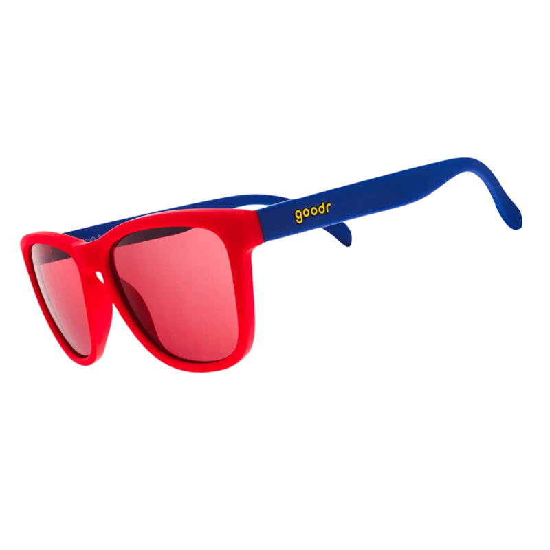 Goodr OGs Don’t Leave Me on Red Sunglasses