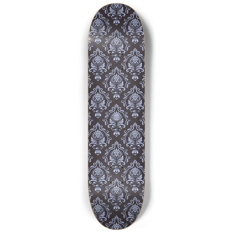 Great Blue Mosaic – 8.25″ Custom Skateboard or Wall Art Deck Only No wall hangers
