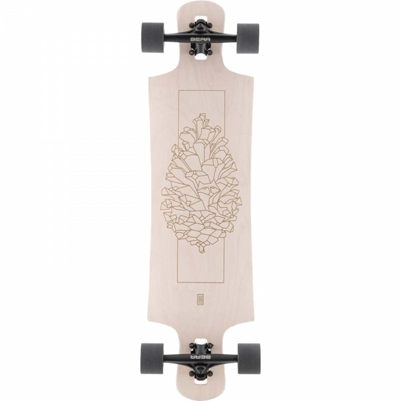 Landyachtz Drop Hammer White Pinecone 36.5″ Longboard Complete Complete