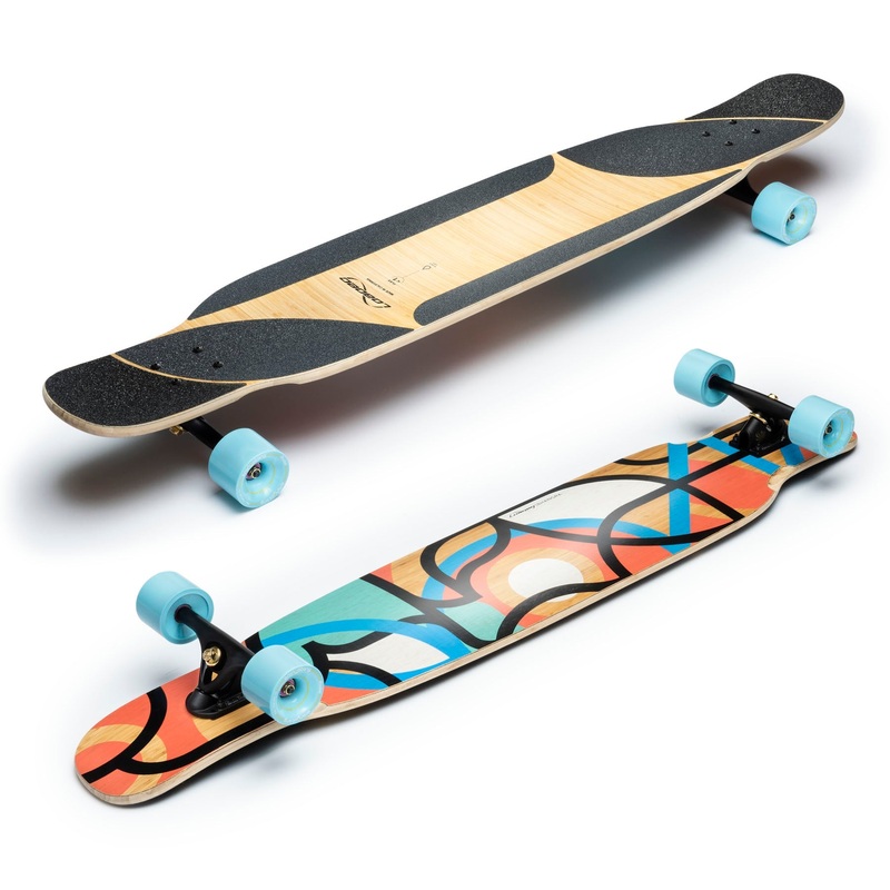 Loaded Bhangra V2 48″ Dancing Longboard Flex 1: 130-300+ lbs 4President 77a Blue