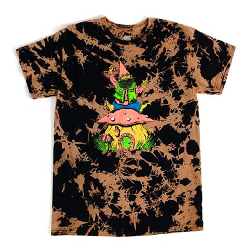 Metal Skateboards Metal Gnome T Shirt Gobi Tie Dye Large