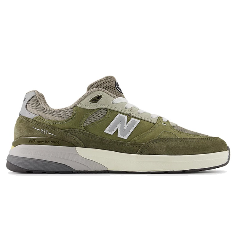 New Balance Numeric Andrew Reynolds 933 Olivine Shoes Olivine 7