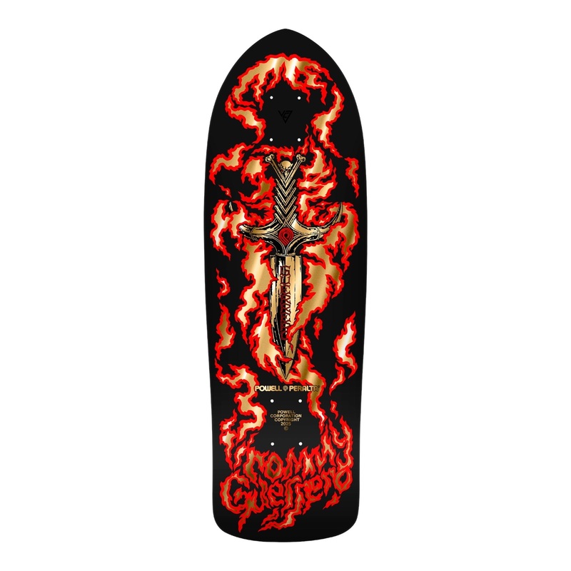 Powell Peralta Bones Brigade Series 16 TOMMY GUERRERO Black/Gold Foil Deck 9.75″ 9.75