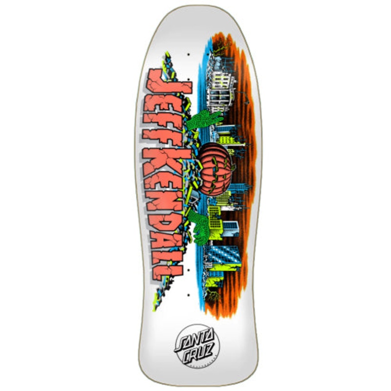 Santa Cruz Jeff Kendall Pumpkin Shaped Reissue Skateboard Deck 10″ 10.0″