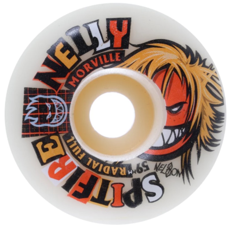 Spitfire 99d Formula Morville Rough Cut 59mm Skateboard Wheel 56mm Natural
