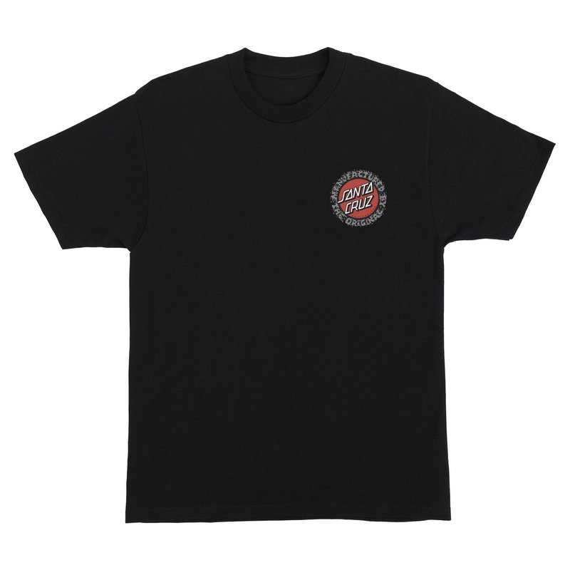 Splatter MFG Dot Mens Santa Cruz T-Shirt Black S