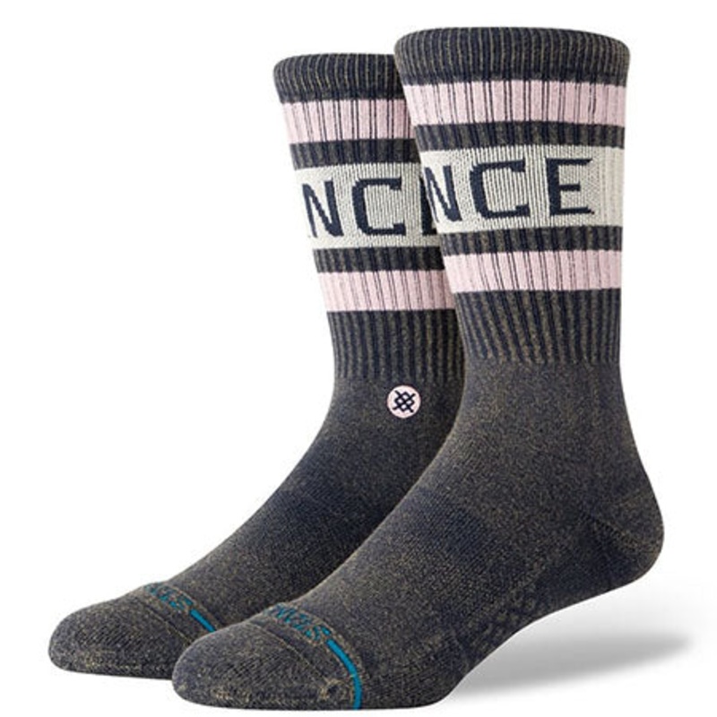 Stance Boyd Limited Crew Socks Navy Wash Large
