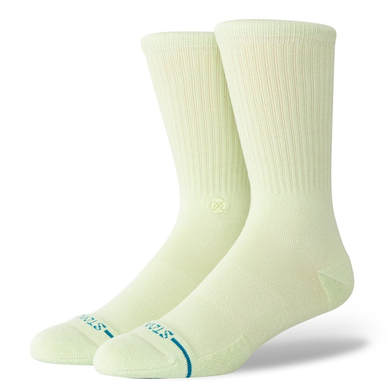 Stance Icon Sock Greensand M :: Men 6-8.5 / Women 8-10.5