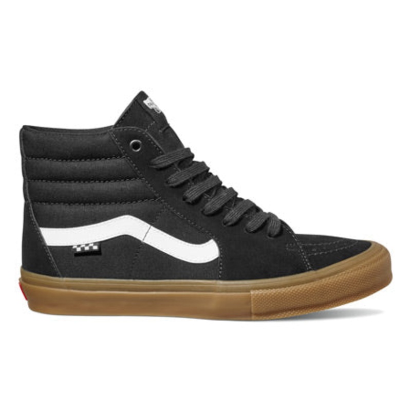 Vans Skate Sk8-Hi Shoes Black/ Gum 7.0