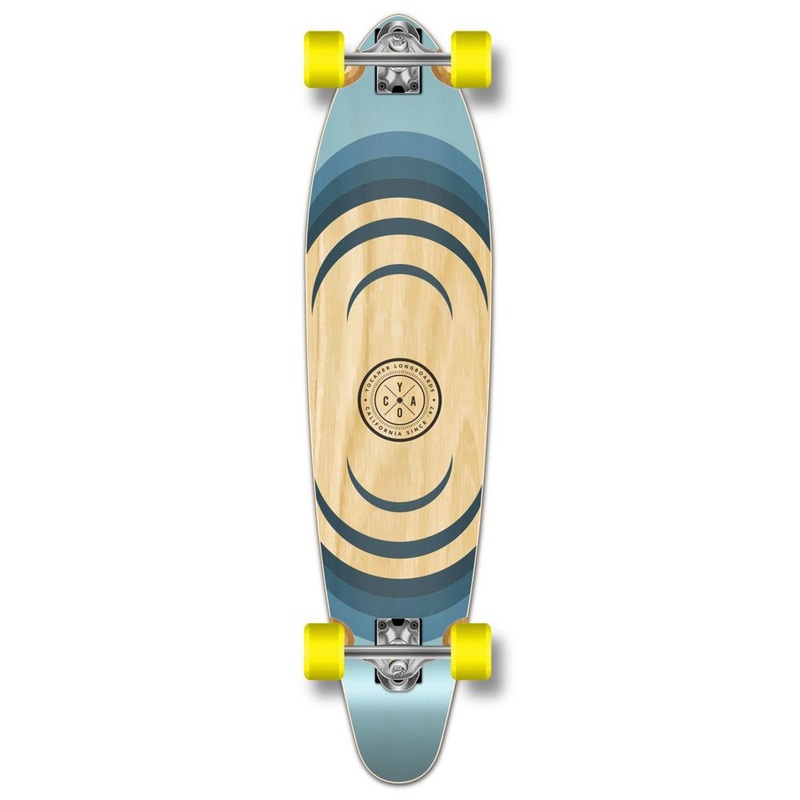 Yocaher Ripple 40″ Kicktail Longboard Complete – Earth Series Complete
