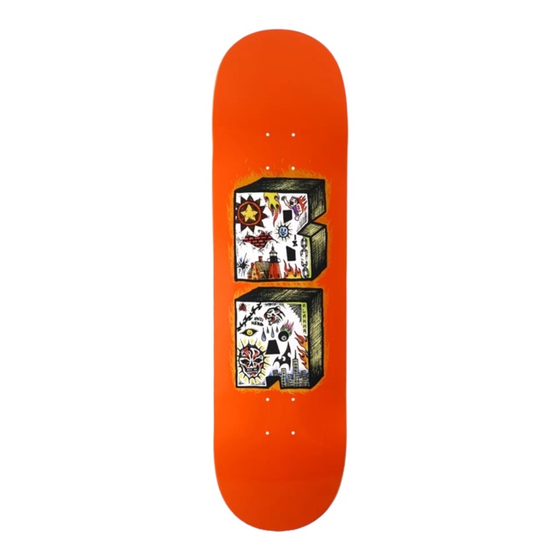 ANTI-HERO ANDERSON STACKED 8.75 SKATEBOARD DECK 8.75