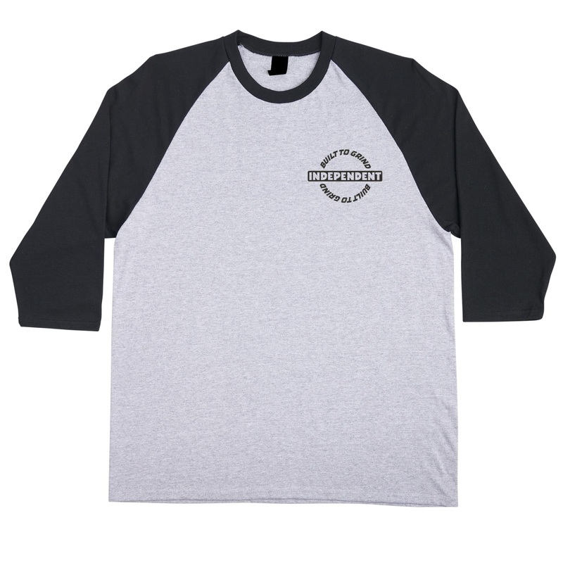 Bar-rier 3/4 Sleeve Mens Independent T-Shirt Sport Grey/Black S