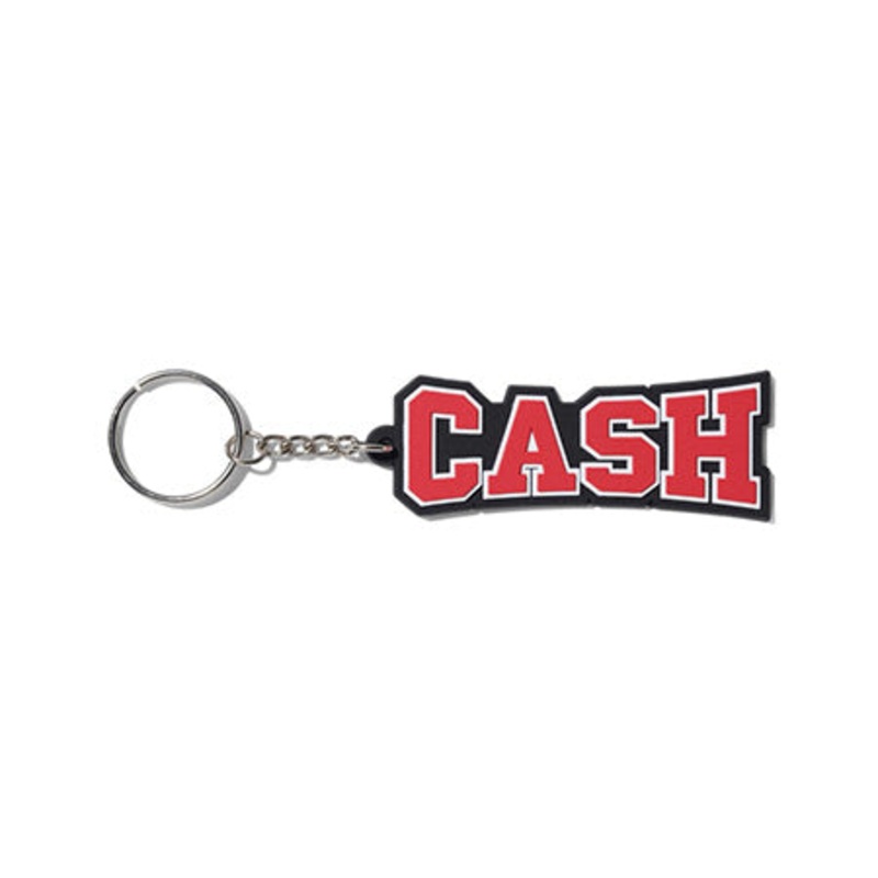 Cash Only Campus Rubber Key Chain Red One size fits all