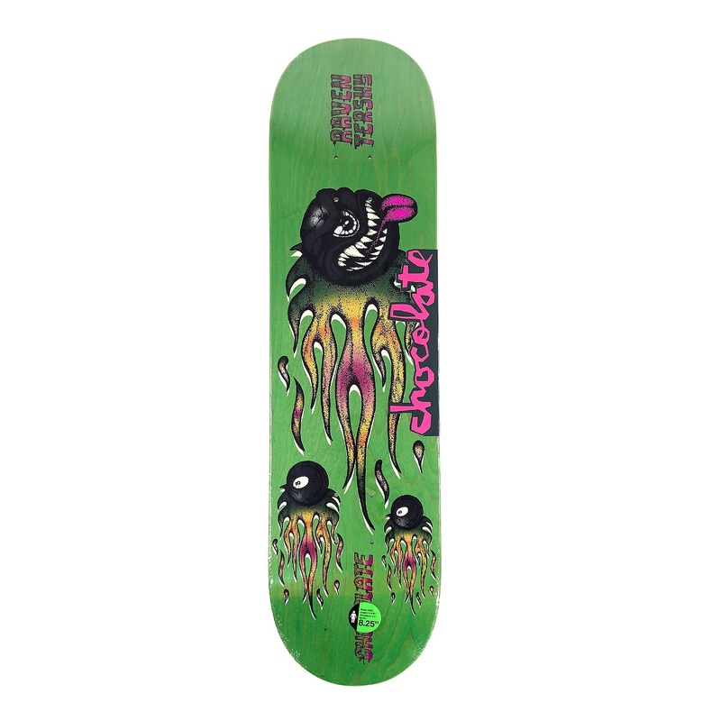 Chocolate Mad 8 Ball One Off Raven Tershy Deck – 8.25″