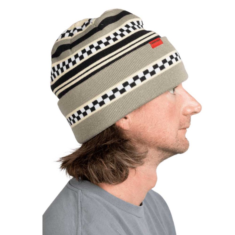 Corduroy Checkstripe Beanie 2025 Nutmeg