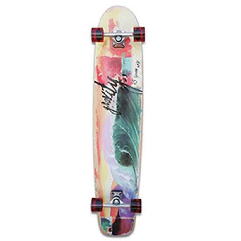 Gravity Longboard Spoon Nose 45″ – Tropical Splash – Complete