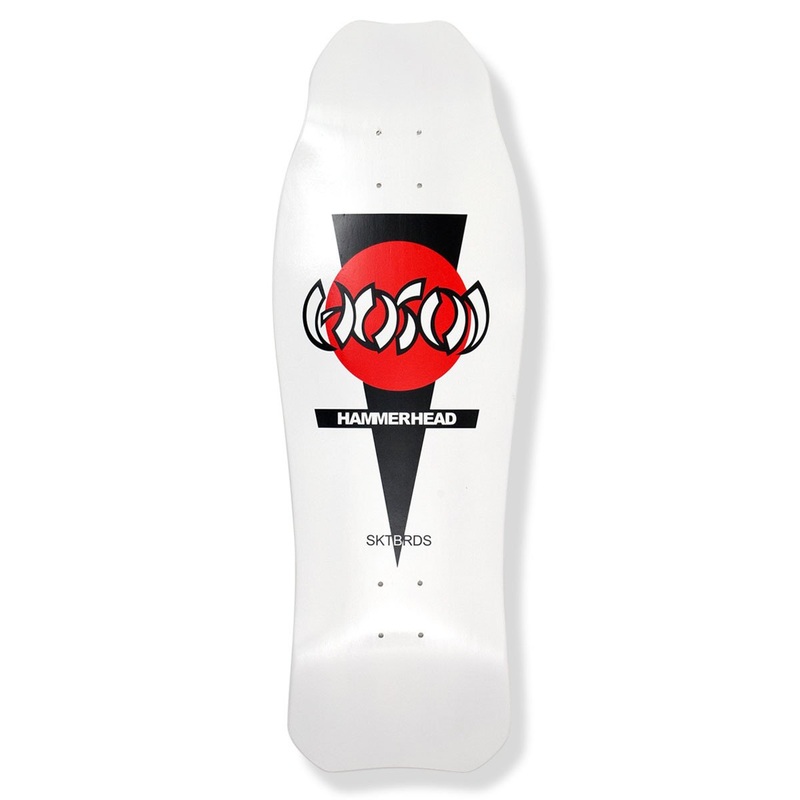 Hosoi Hammerhead Double Kick 10.25″ Skateboard Deck White