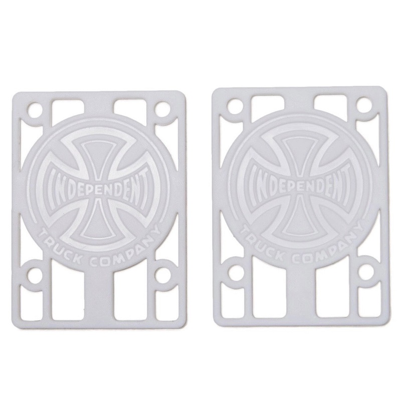 Independent Genuine Parts Risers 1/8″ (White) Set(2) 1/8 White